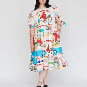 Lazy Oaf My Melody Patchwork Smock Dress